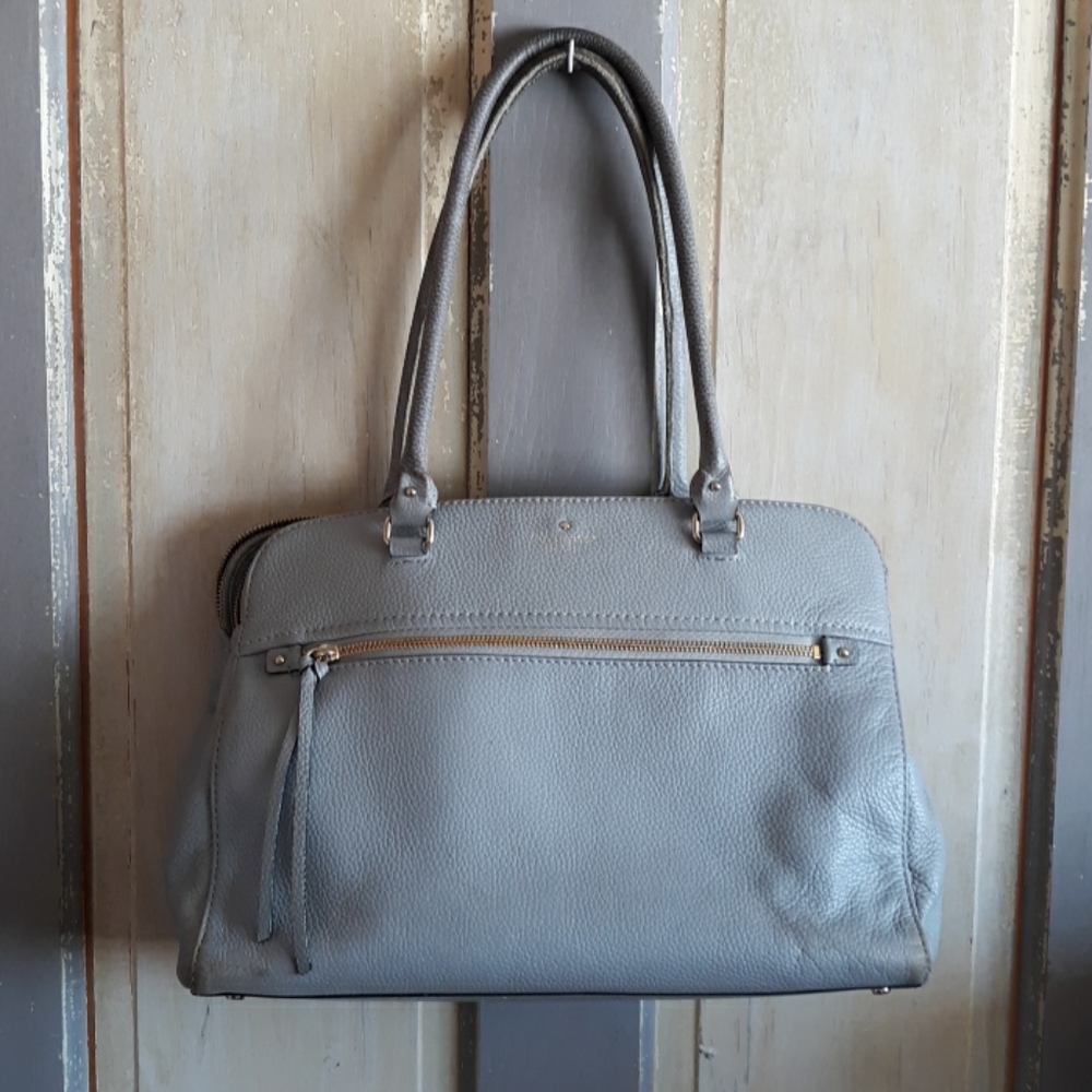 Kate Spade Dove Gray Satchel - Picture 1 of 10